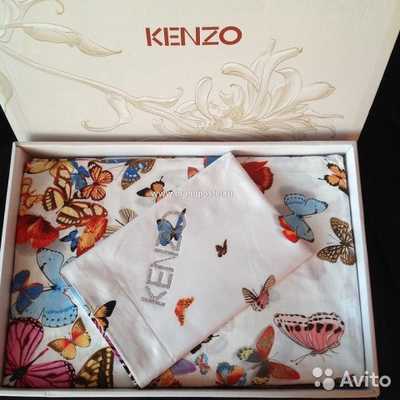 Белье Kenzo сатин де люкс " Бабочки" Семейное