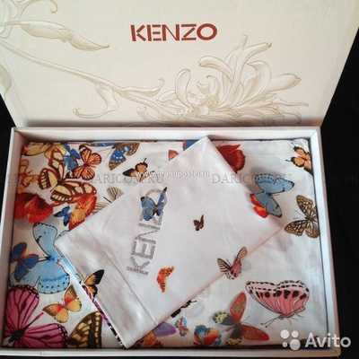 Белье Kenzo сатин де люкс " Бабочки" Семейное