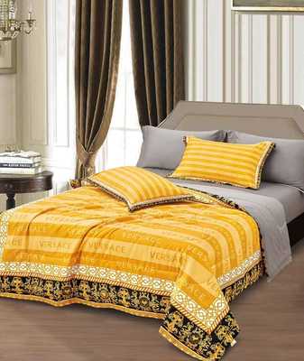 Постельное белье с Одеялом Versace сатин де люкс Глория