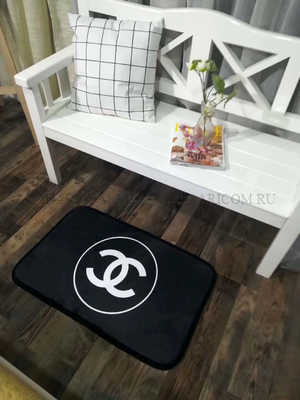 Коврик CHANEL  с наполнителем черный