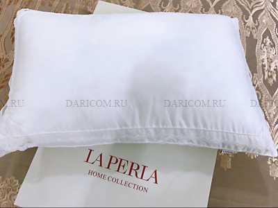 Подушка LAPERLA  с шелковым наполнителем c кружевом