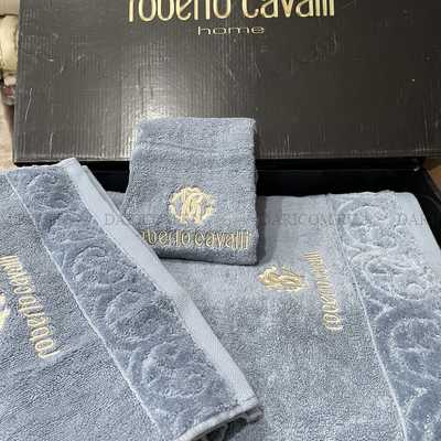 Набор полотенец Roberto Cavalli Палермо - Серо-голубой