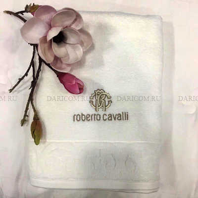 полотенца Roberto Cavalli - БАННОЕ - молочное